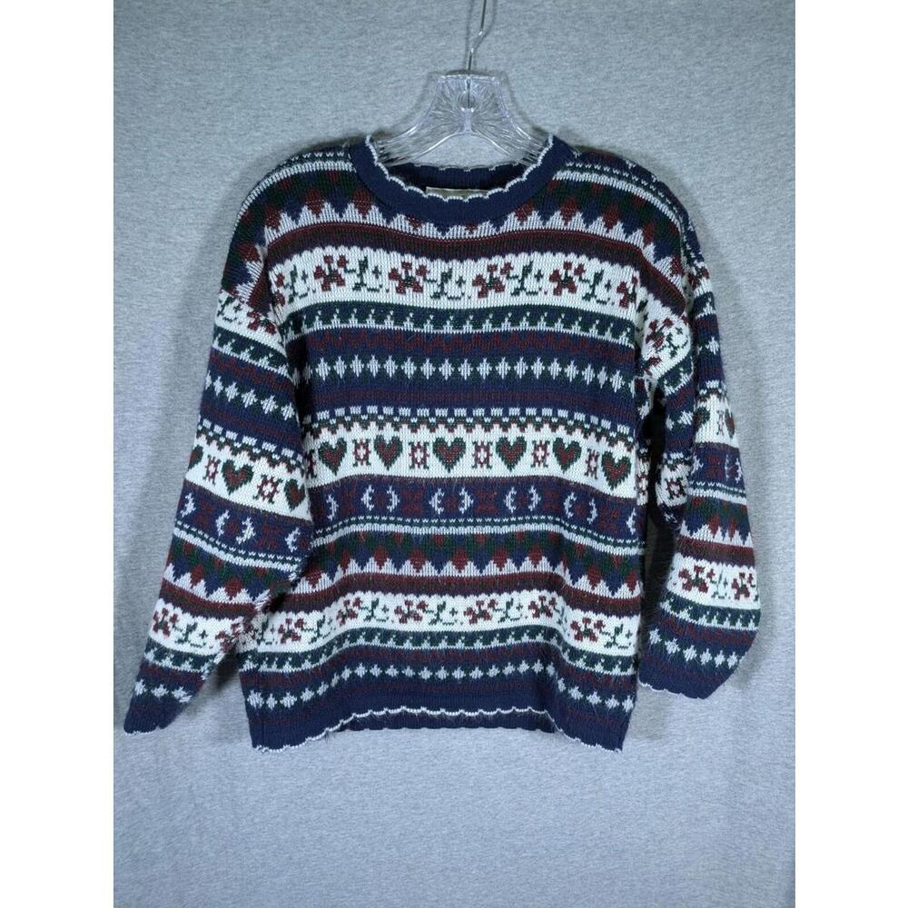 Vintage Sweater Womens‎ Medium Petite American Sweaters Made In USA Grannycore
